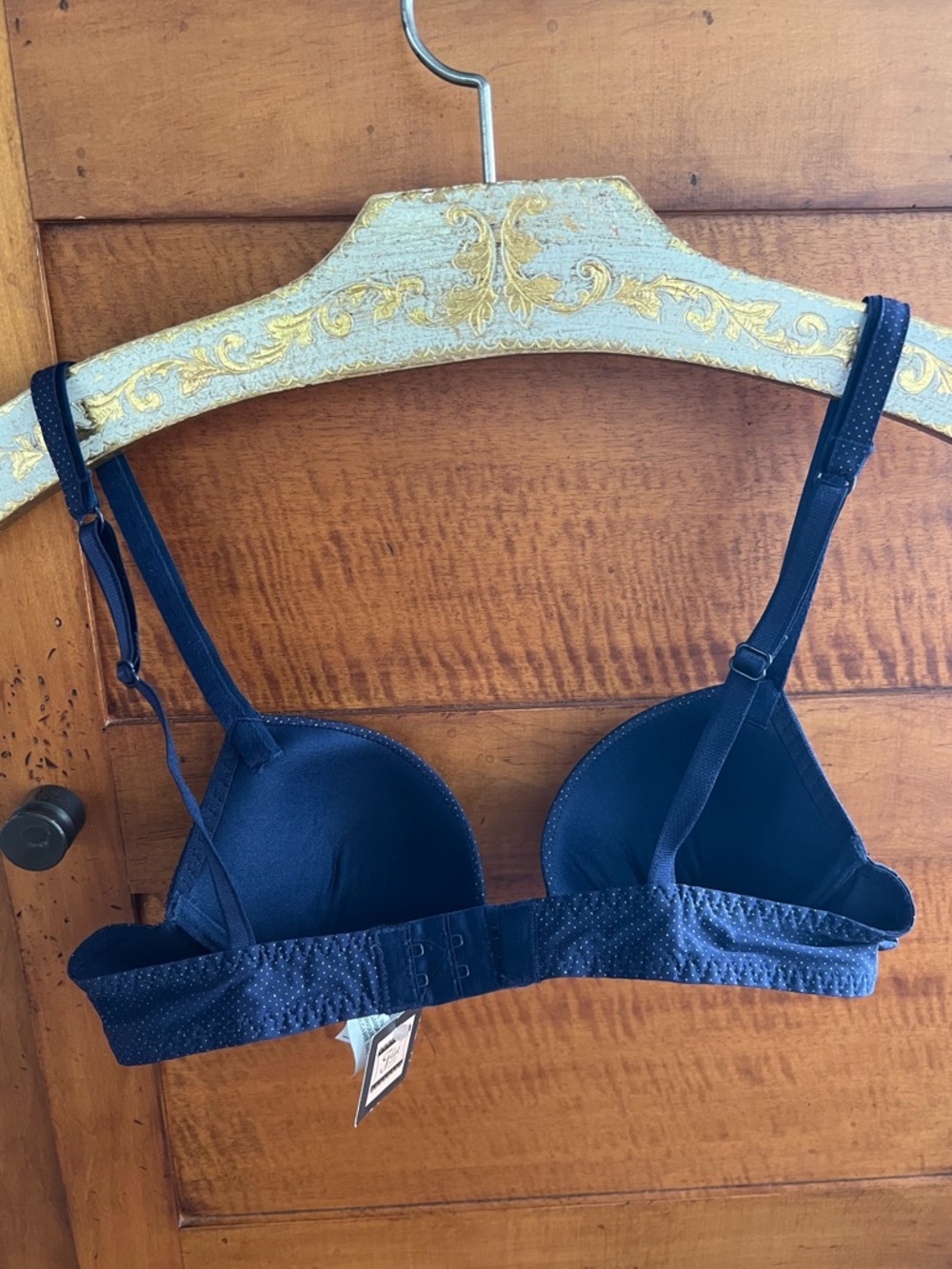 🪐Antigel by Lise Charmel Galaxie Nuit Strassée Contour Bra 32A Navy Blue - Picture 4 of 17